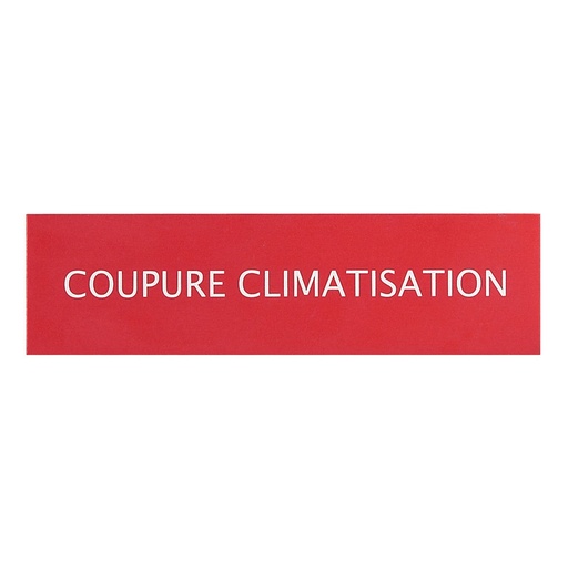 [LEG-038021] ETIQUETTE COUPURE CLIM
