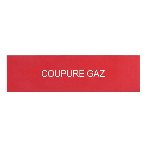 [LEG-038020] ETIQUETTE COUPURE GAZ